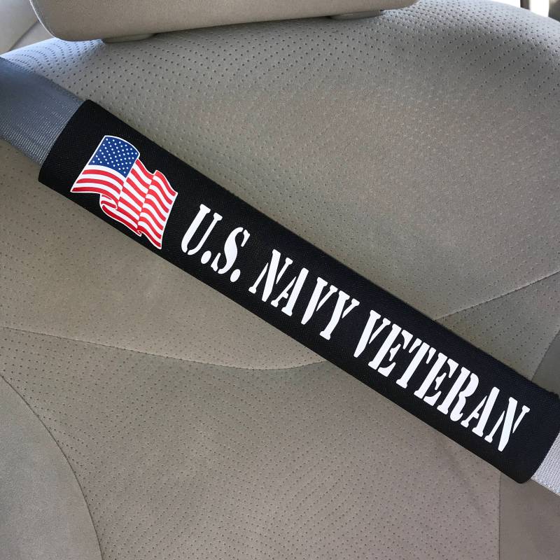 Us-Militär Marine Veteran Sicherheitsgurt-Abdeckung Us-Militär Marine Veteran Sicherheitsgurt-Abdeckung von PuzzlePieceShop
