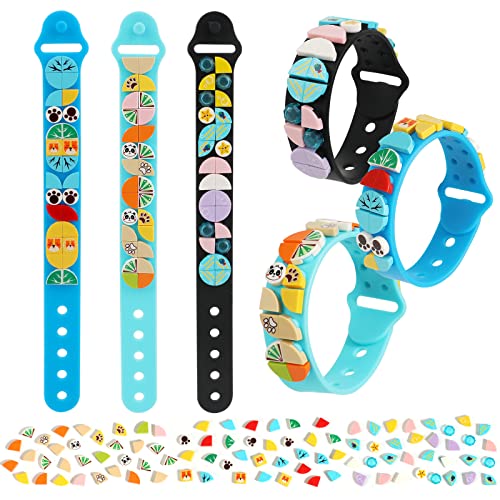 Dots Armband zum Selbermachen für Jungen und Mädchen, Dots Konstruktion Spielzeug Kit, kreatives Armband Bastelset, Perlen Schmuckset für Kinder von Pwsap