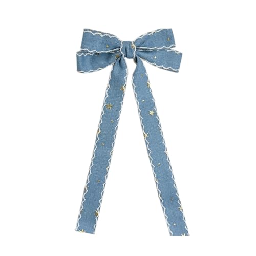 Haarspange mit langem Band und Sternen, Haarspange für Damen, Mädchen, Haarstyling-Werkzeug von Pyasuye