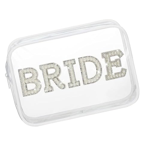 Pearls Letter Make Up Beutel Reisekofferspeicherbeutel Persönlichkeit Für Einfache Zugriffsdauer Dauerhaftigkeit Reißverschluss von Pyasuye