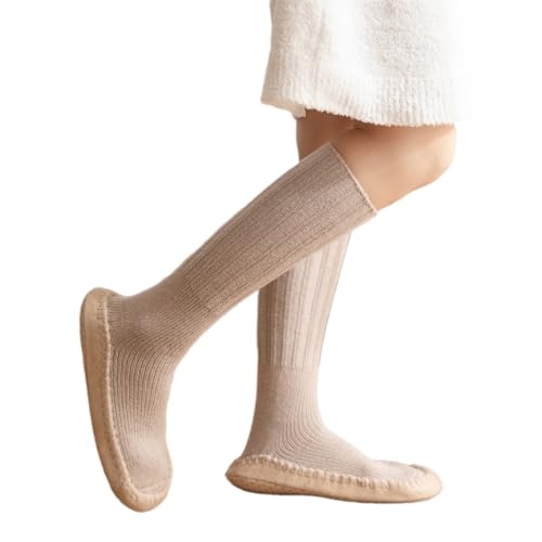 Pyasuye Dicke Gestrickte Thermische Longsocken Antislip Bottom Slipper Für Frauen Und Männer Winter Weich Gemütlich Warm Warm von Pyasuye