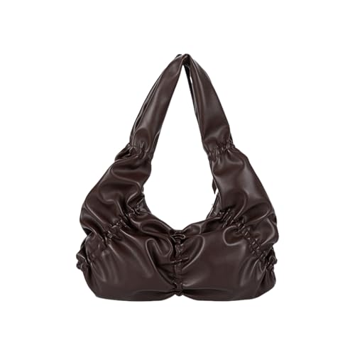 Pyasuye Einzigartige Falten Umhängetasche PU Leder Unvervielerhungspunkte Satchel Top Handtaschen Für Und Winter Mode Handtasche Mode Frauenhandtasche von Pyasuye