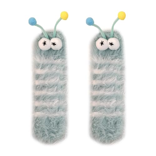 Pyasuye Gemütliche Weiche Warme Socken Lässig Nach Hause Schlaf Komfortable Winter Funn Crews Fuzzy Für Frauen Mädchen Geschenke Frauen Fuzzy Socken Grippers Velvets Booties von Pyasuye