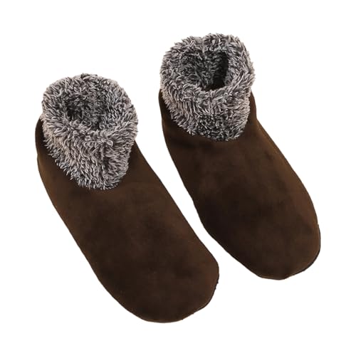 Pyasuye Winterplüschmanschetten Knöchel Slipper Socken Für Frauen Dickes Fleece Mit Weichem Nicht Schlechter Griffboden von Pyasuye