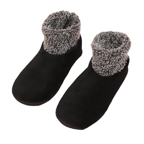 Pyasuye Winterplüschmanschetten Knöchel Slipper Socken Für Frauen Dickes Fleece Mit Weichem Nicht Schlechter Griffboden von Pyasuye