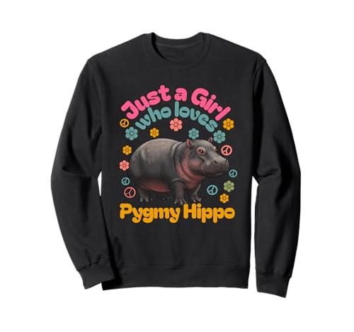 Pygmy Hippo This Girl Loves Nilpferd Sweatshirt Pygmy Hippo This Girl Loves Nilpferd Sweatshirt von Pygmy Hippo Merchandise Apparel