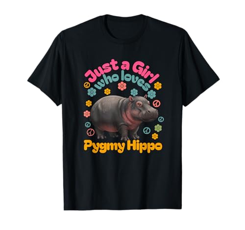 Pygmy Hippo This Girl Loves Nilpferd T-Shirt Pygmy Hippo This Girl Loves Nilpferd T-Shirt von Pygmy Hippo Merchandise Apparel