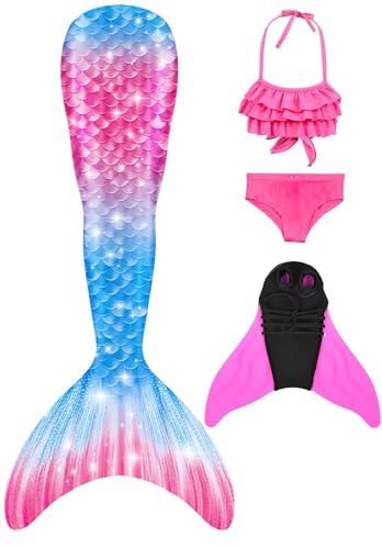 Pyjacos Fish Tail, 4 Stück Set,Bikini,Cosplay,Summer,R3-130 Pyjacos Fish Tail, 4 Stück Set,Bikini,Cosplay,Summer,R3-130 von Pyjacos