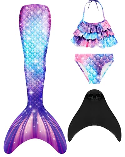 Pyjacos Mono-fin Mädchen mit 4PCS 917g,xiaoheiM25-130 von Pyjacos