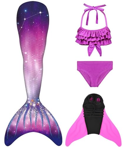 Pyjacos Monofin Mädchen 4 Stück Set KK8,4JK17-130 Pyjacos Monofin Mädchen 4 Stück Set KK8,4JK17-130 von Pyjacos