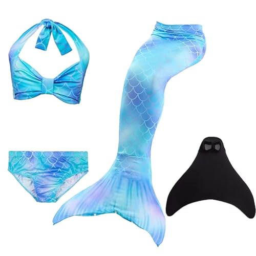 Pyjacos monofin Mädchen mit 4 Stück Set 88LO，DH46-140 von Pyjacos