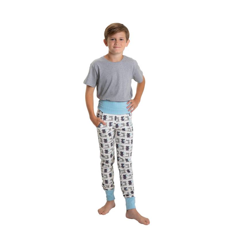 Jogginghose Kinder Bio Slim-Fit "Beste Freunde" von Pyjamaday