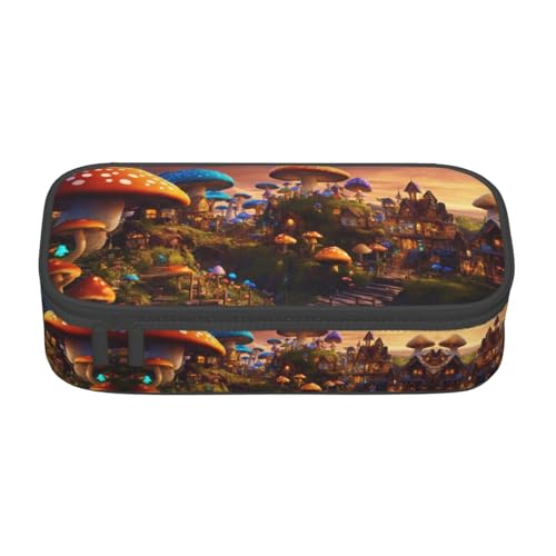 Pyjwyfmy Federmäppchen mit magischem Pilz-Aufdruck, großes Fassungsvermögen, Büro, große Aufbewahrung, hohe Kapazität, Tasche, Beutel, Etui, Make-up-Tasche Pyjwyfmy Federmäppchen mit magischem Pilz-Aufdruck, großes Fassungsvermögen, Büro, große Aufbewahrung, hohe Kapazität, Tasche, Beutel, Etui, Make-up-Tasche von Pyjwyfmy