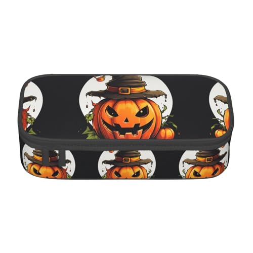 Pyjwyfmy Federmäppchen mit niedlichem Kürbis-Druck, großes Fassungsvermögen, Büro, große Aufbewahrung, hohe Kapazität, Beutel, Etui, Make-up-Tasche Pyjwyfmy Federmäppchen mit niedlichem Kürbis-Druck, großes Fassungsvermögen, Büro, große Aufbewahrung, hohe Kapazität, Beutel, Etui, Make-up-Tasche von Pyjwyfmy