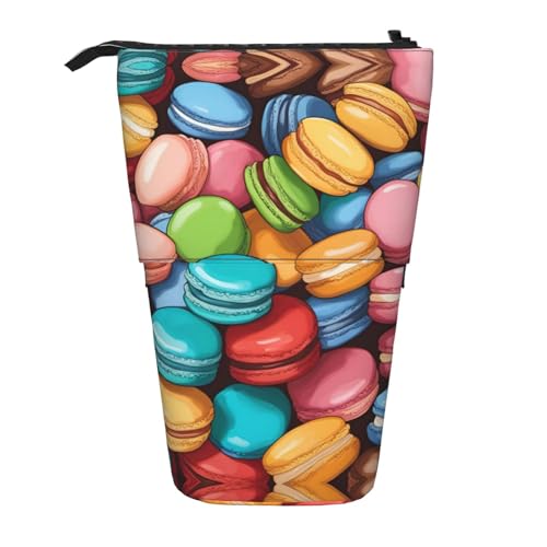 Pyjwyfmy Stehendes Federmäppchen mit Macaron-Keksgeschmack, Teleskop-Stifttasche, tragbarer Stifthalter für Arbeitszimmer oder Bürobedarf Pyjwyfmy Stehendes Federmäppchen mit Macaron-Keksgeschmack, Teleskop-Stifttasche, tragbarer Stifthalter für Arbeitszimmer oder Bürobedarf von Pyjwyfmy