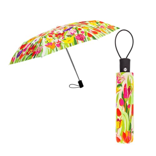 Pylones, Regenschirm faltbar – Parapli Tulpen, mehrfarbig von Pylones