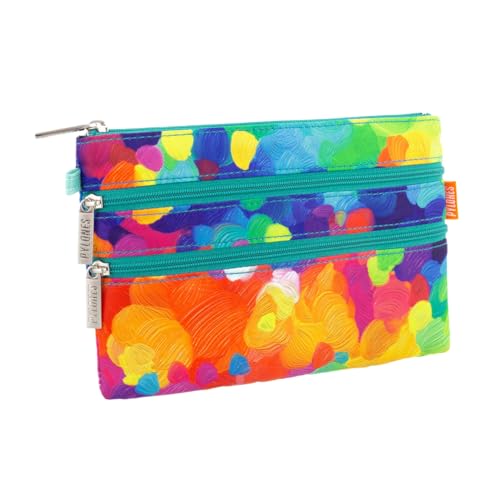 Pylones Tasche mit 3 Reißverschlüssen, 20 x 13 x 1 cm, Polyester von Pylones