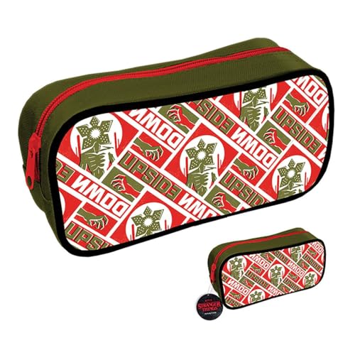 Pyramid International Federmäppchen „Stranger Things“ (Demogorgon Upside Don Design), Federmäppchen für Schreibwaren und Zeichenset – offizielles Merchandise von Pyramid International