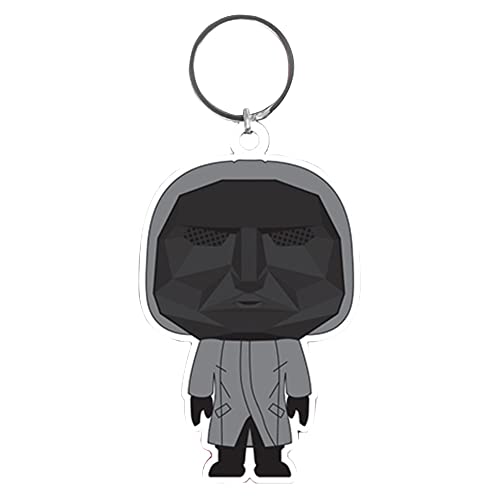 Pyramid International Rk39359c Front Man Schlüsselanhänger, schwarz/grau, 5 cm von Pyramid International