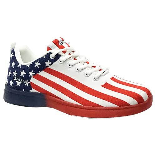 Pyramid Herren Path Lite Seamless Mesh Bowlingschuhe, US-Flagge, 41.5 EU von Pyramid