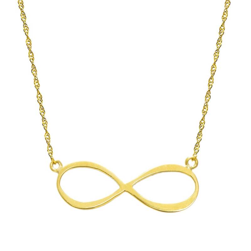 10 K Gelbgold Für Immer Infinity Halskette von PyramidJewelry
