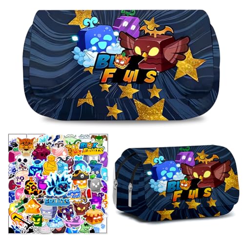 Fruit Federmäppchen, Fruit Aufkleber Für Kinder Anime Federmäppchen, Karikatur 3D Federtaschen Doppelter Reißverschluss, Studenten Schreibwaren Stiftbeutel von PyrrlicToy