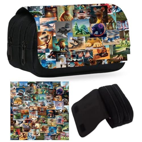 PyrrlicToy Kinder Federmäppchen, Italian Brain Anime Federmäppchen, Cartoon Bleistifttasche Student mit Aufklebern für Studenten Lernen und Büro Supplies, Kinder Geschenk PyrrlicToy Kinder Federmäppchen, Italian Brain Anime Federmäppchen, Cartoon Bleistifttasche Student mit Aufklebern für Studenten Lernen und Büro Supplies, Kinder Geschenk von PyrrlicToy