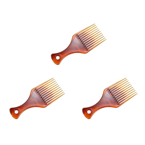 Pyugxab 3X Haar Kamm Haar Kamm Einsatz Frisur Lockig Haar Bürste Kamm Haarbürste Styling Werkzeug für Männer & Frauen von Pyugxab