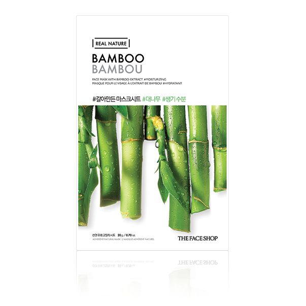 THE FACE SHOP - Real Nature Face Mask - Bamboo - 1stück von THE FACE SHOP