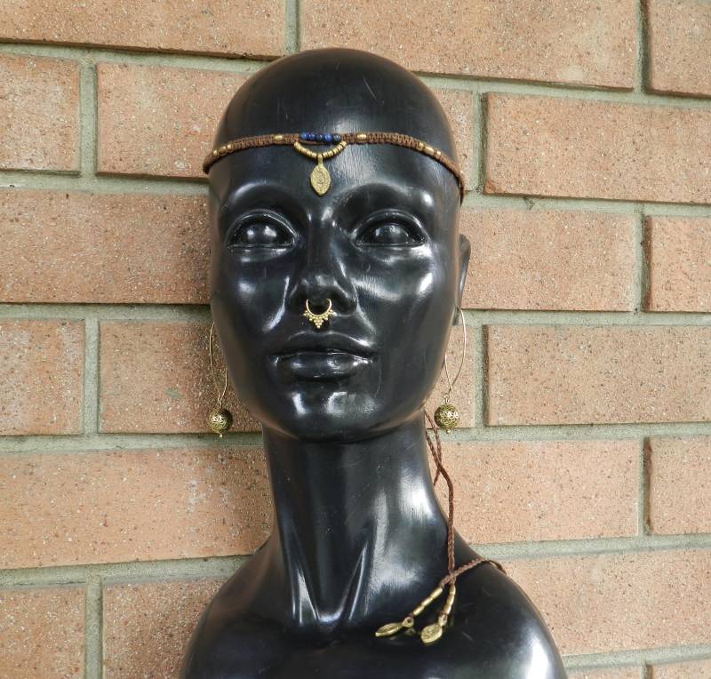 Lapislazuli-Tiara Bohochic-Tiara Handgefertigt von PzrShop