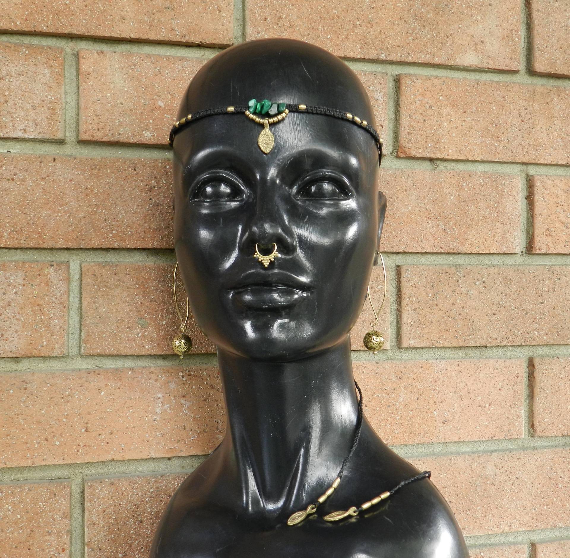 Malachit-Tiara Bohochic-Tiara Handgefertigt Malachit-Tiara Bohochic-Tiara Handgefertigt von PzrShop