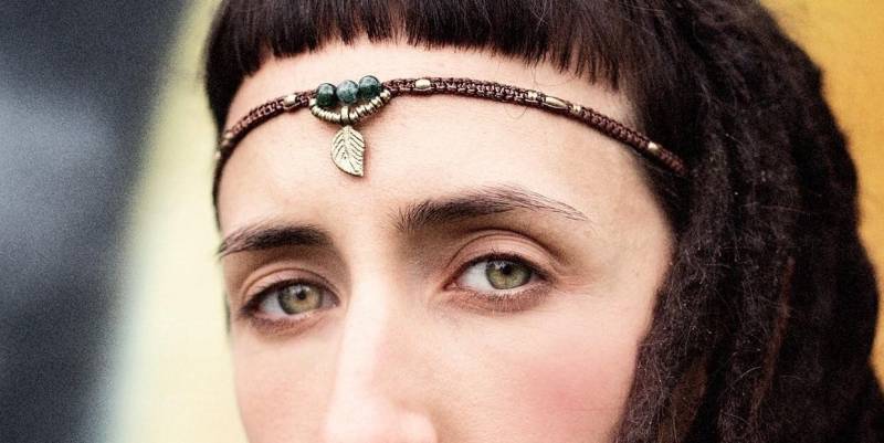 Smaragdwurzel-Tiara Bohochic-Tiara Handgefertigt Smaragdwurzel-Tiara Bohochic-Tiara Handgefertigt von PzrShop