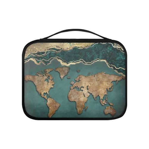 Pzuqiu Bibeltasche aus PU-Kunststoff, für Damen, tragbar, für Bibelstudium, religiöse Aktivitäten, Weltkarte, Einheitsgröße Pzuqiu Bibeltasche aus PU-Kunststoff, für Damen, tragbar, für Bibelstudium, religiöse Aktivitäten, Weltkarte, Einheitsgröße von Pzuqiu