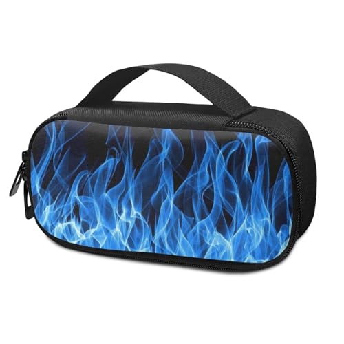 Pzuqiu Blue Fire Flame Insulin-Kühltasche, tragbar, für Diabetiker, Organizer, Kühltasche für Insulin-Stift, Spritze, Glukose-Messgerät und andere Diabetiker-Utensilien von Pzuqiu