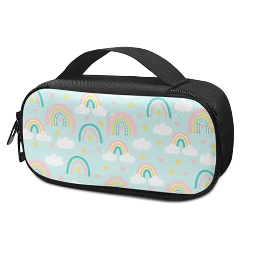 Pzuqiu Cartoon-Regenbogen, Insulin-Reisetasche, Medikamentenkühltasche, isolierter Organizer, stilvolle Kühltasche für Insulin-Stift und Medikamente, Diabetiker-Zubehör von Pzuqiu