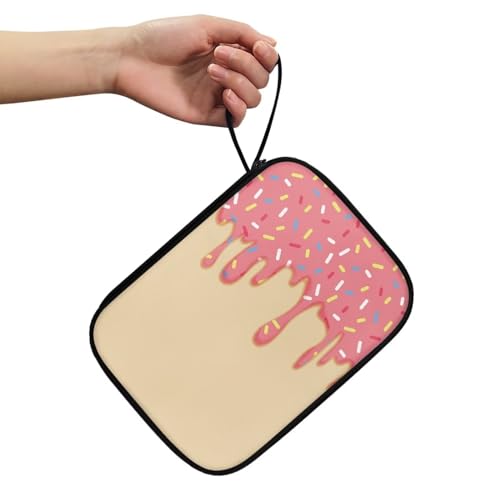 Pzuqiu Ice Cream Uhrenarmband-Organizer, stilvolle Reise-Armband-Aufbewahrungstasche, tragbare Uhrenarmband-Box für Männer und Frauen, Armband-Halter, Reisetasche von Pzuqiu