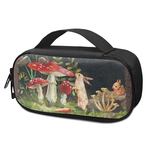 Pzuqiu Mushroom Bunny Insulinkühler, Reisetasche, isolierte Diabetiker-Medikamenten-Organizer-Tasche, tragbare medizinische Kühltasche für Insulin-Stifte und andere Diabetes-Pflegeprodukte von Pzuqiu