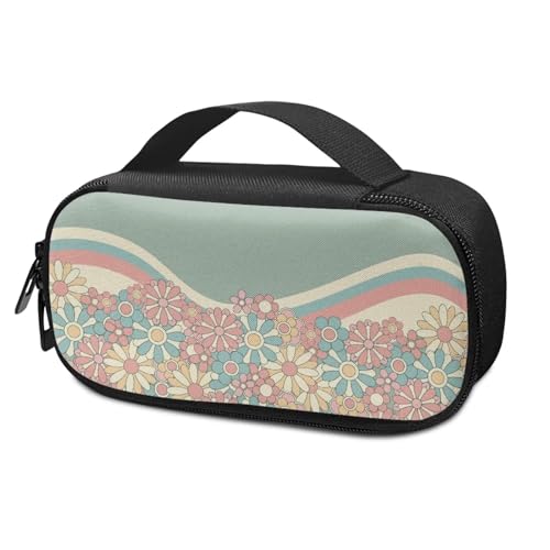 Pzuqiu Pale Hippie Flower Insulin-Kühler Reiseetui, isolierte Diabetiker-Medikamenten-Organizer-Tasche, tragbare medizinische Kühltasche für Insulin-Stifte und andere Diabetes-Pflegeprodukte von Pzuqiu