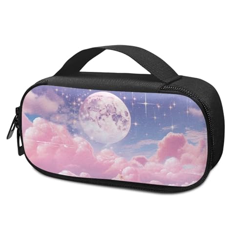 Pzuqiu Pink Sky Moon Insulin-Reisetasche, Medikamentenkühltasche, isolierter Organizer, stilvolle Kühltasche für Insulin-Stift und Medikamente, Diabetikerbedarf von Pzuqiu