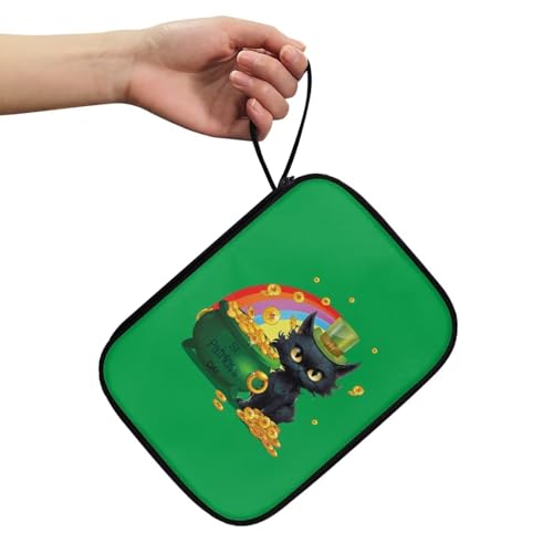 Pzuqiu St. Patrick Uhrenarmband-Organizer, tragbare Armband-Aufbewahrungstasche, modische Armband-Tasche für Männer und Frauen, Uhrenarmbandhalter, Reiseetui von Pzuqiu