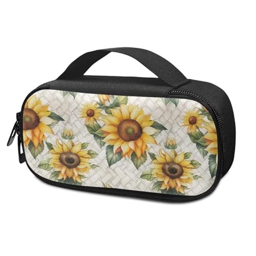 Pzuqiu Sunflower Insulin-Reisetasche, Medikamentenkühltasche, isolierter Organizer, stilvolle Kühltasche für Insulin-Stift und Medikamente, Diabetikerbedarf von Pzuqiu