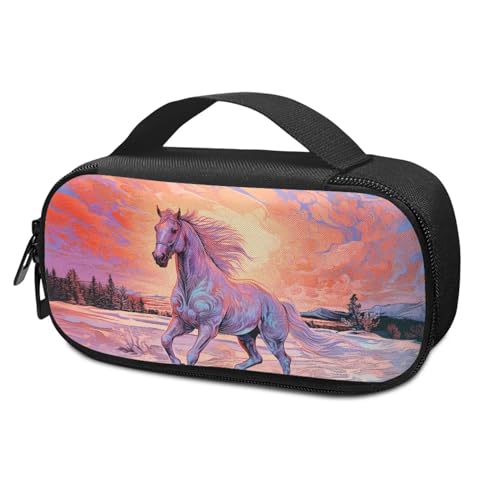 Pzuqiu Sunset Horse Insulinkühler, Reiseetui, tragbar, isoliert, Organizer, Kühltasche für Insulin-Stift und Medikamente, Diabetikerpflegezubehör von Pzuqiu