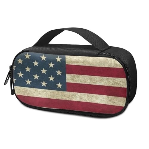 Pzuqiu Tragbarer Insulinkühler mit amerikanischer Flagge, Reisetasche, isolierter Organizer, tragbare Kühltasche für Insulin-Stift und Medikamente, Diabetiker von Pzuqiu