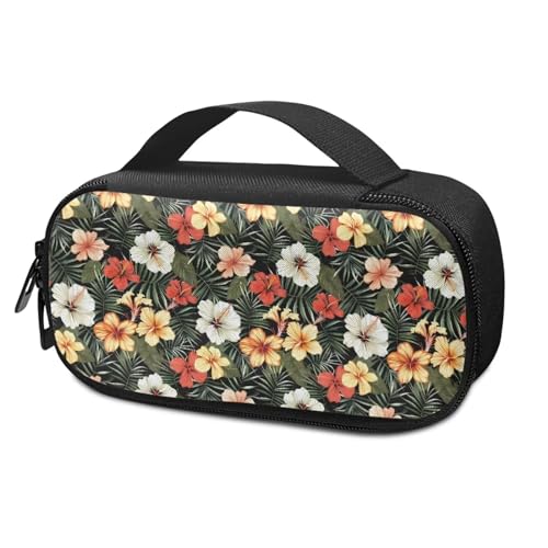 Pzuqiu Tropische Blumen-Insulin-Kühltasche, stilvolle Diabetes-Pflege, isolierter Organizer, tragbare Kühltasche für Insulin-Stift und Medikamente, Diabetikeretui von Pzuqiu