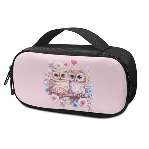 Pzuqiu Valentine Cute Owl Insulin Travel Case Medizin Kühltasche Diabetiker Isolierter Organizer Tragbare Kühltasche für Insulin Pen und Medikamente Diabetiker Supplies von Pzuqiu