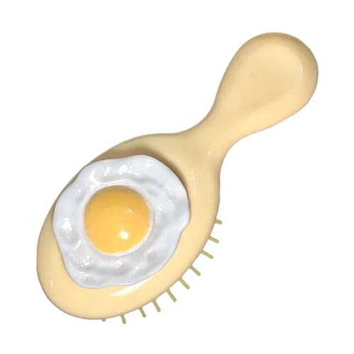 Cute Decorative Comb for Women, Air Cushion Comb, Massage Comb with Poached Egg Design, Portable Comb, Cute Cartoon Scalp Brush for All Hair Types, 5.71x2.36x0.98 Inches, 35g Cute Decorative Comb for Women, Air Cushion Comb, Massage Comb with Poached Egg Design, Portable Comb, Cute Cartoon Scalp Brush for All Hair Types, 5.71x2.36x0.98 Inches, 35g von Pzuryhg