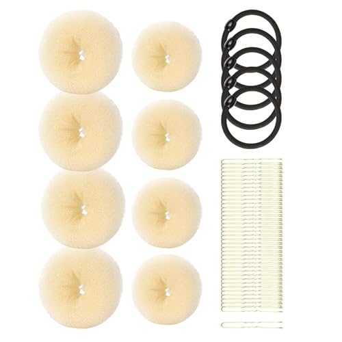 Haarknoten-Maker, Haar-Donut-Brötchen-Maker-Set - Haarknoten-Donut-Styling-Maker-Werkzeug-Set | Haarschmuck, Haar-Donut-Brötchen-Herstellungswerkzeug für Tänzerinnen, Ballett-Frauen, Mädchen von Pzuryhg