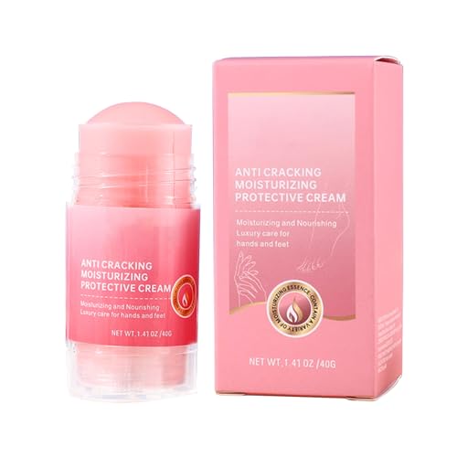 Heel Balm, Cracked Heel Repair Cream Fast Absorption, Protects Against Irritations, Repair Care Moisturizer Relief Roller for Dry Skin Softener, Women Hands Body Feet, 3.07x1.5x1.5 inches von Pzuryhg