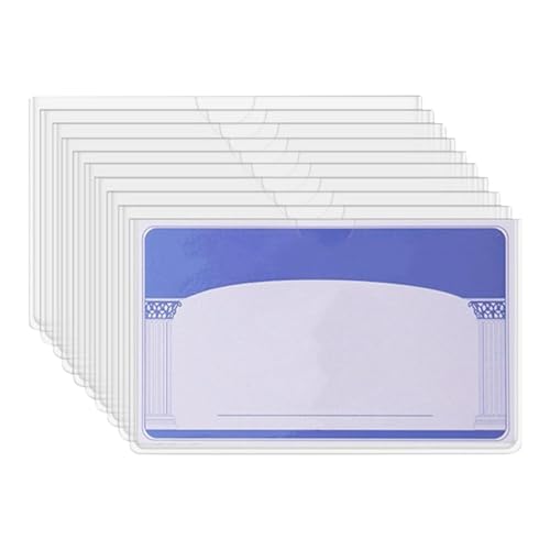 Medicare Card Holder Protector Sleeves, Waterproof Social Security Medicare Cards Protector, Multifunctional Slim License Protection for Families and Friends, 3.74 x 2.36 inches von Pzuryhg