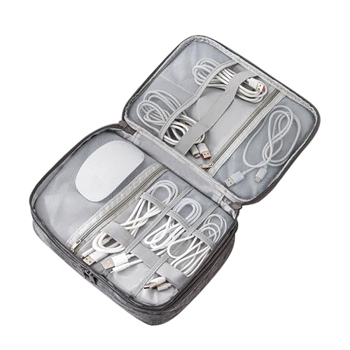 Pzuryhg Cord Organizer Travel, Electronic Accessories Carry Case, Shockproof Multifunctional Bag with Zipper, Makeup & Cosmetic Storage for Skin Care, 28x7.5x22cm Pzuryhg Cord Organizer Travel, Electronic Accessories Carry Case, Shockproof Multifunctional Bag with Zipper, Makeup & Cosmetic Storage for Skin Care, 28x7.5x22cm von Pzuryhg
